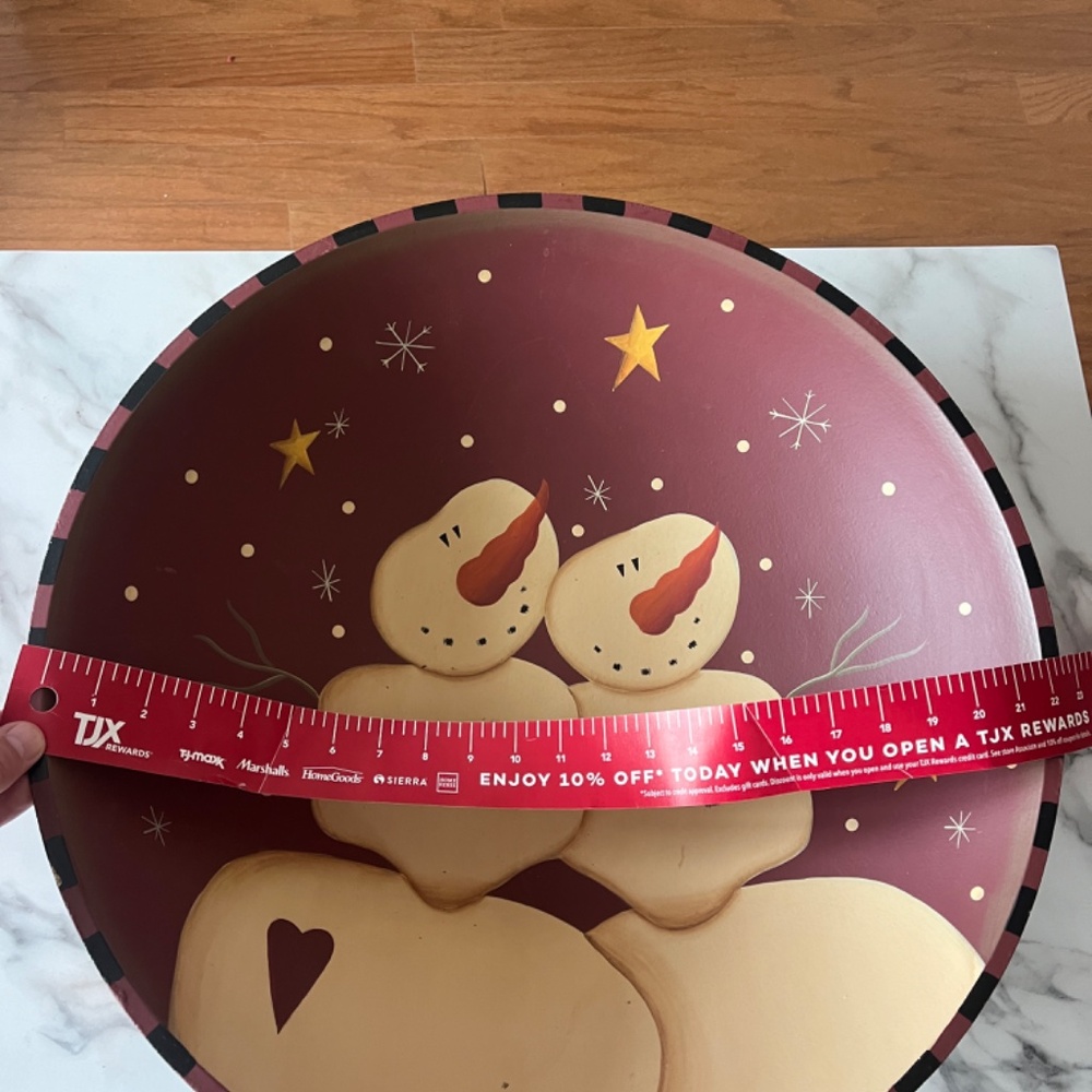 Large snowman bowl - Picture 2 of 3